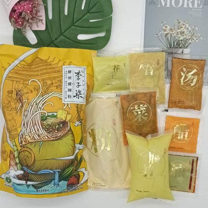 Amazon.co.jp: 好欢螺 螺霸王 李子柒 螺蛳粉【李子柒335g×5袋】 柳州